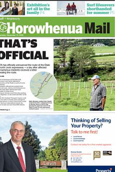 Horowhenua Mail - December 13th 2018