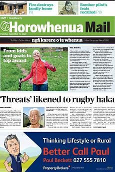 Horowhenua Mail - September 17th 2020