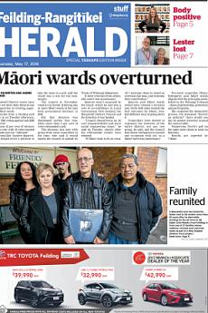 Feilding Rangitikei Herald - May 17th 2018