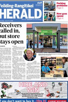 Feilding Rangitikei Herald - June 14th 2018