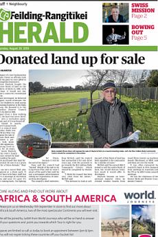 Feilding Rangitikei Herald - August 29th 2019