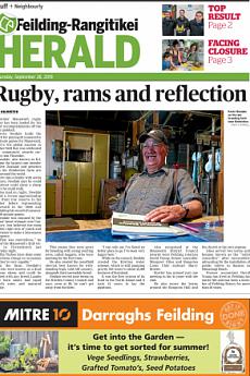 Feilding Rangitikei Herald - September 26th 2019