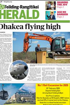 Feilding Rangitikei Herald - December 5th 2019