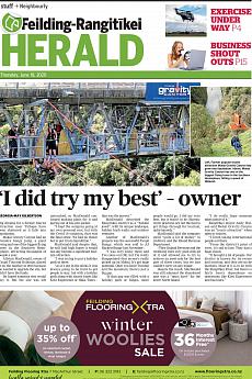 Feilding Rangitikei Herald - June 18th 2020