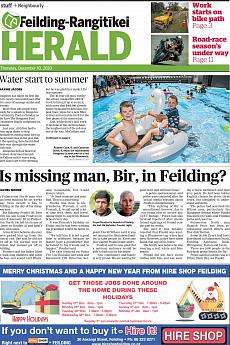 Feilding Rangitikei Herald - December 10th 2020